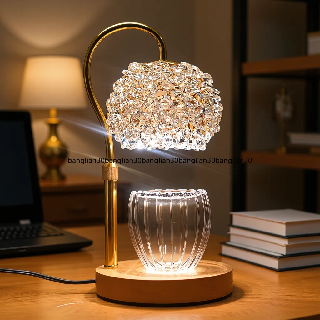 Romantic Atmosphere Aromatherapy Night Crystal Aromatherapy Living Room Bedroom Bedhead Non Fire Aromatherapy Desk Lamp