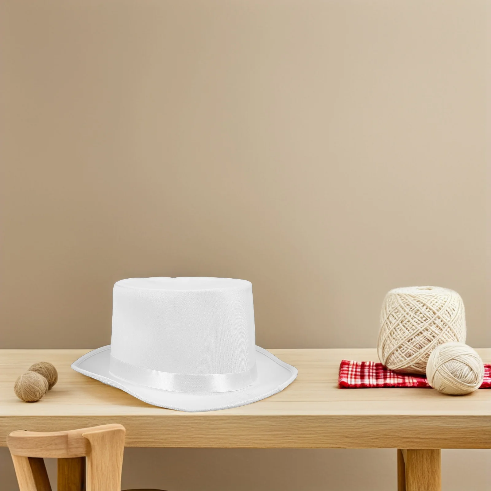 

Black Magician Hat Premium Nonwoven Costume Party Dress Up Magician Costume Accessory Halloween Masquerade Performer