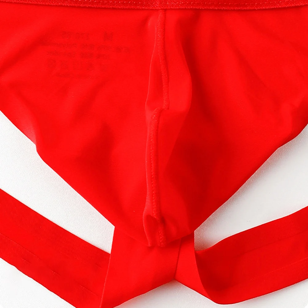 Men Seamless Briefs Sports Bikini Gay Bulge Pouch Extreme Men's Panties Very Hot Lingerie Butt-lifting Double Thongs Underwear