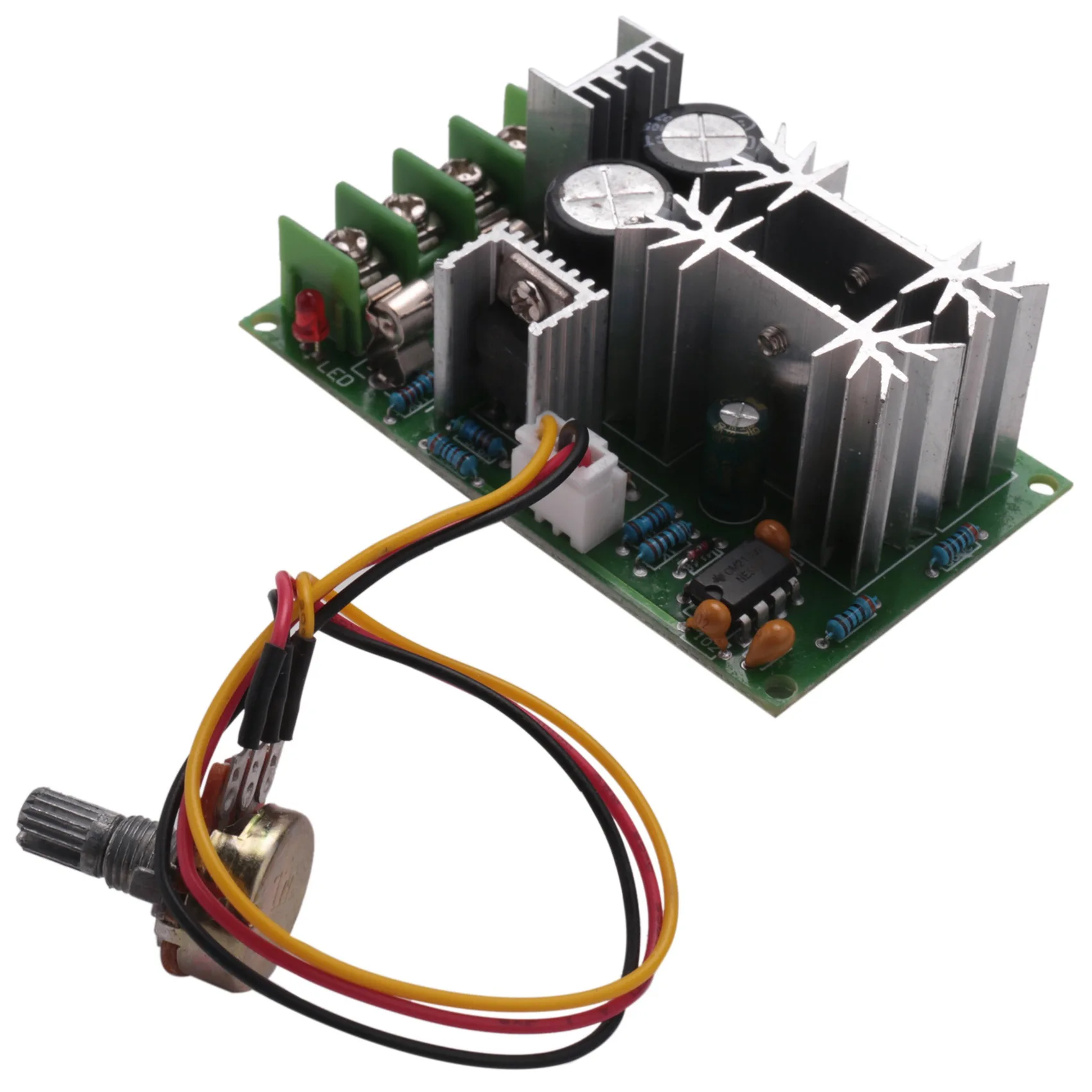 Regulador de corrente B16C-DC 12V 24V 36V 48V PWM DC Controlador de velocidade do motor Tensão ajustável Módulo de driver de alta potência