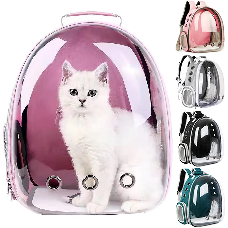 

Cat Pet Carrier Backpack Portable Transparent Space Capsule Bubble Pet Backpack Cat Carrier Bag Breathable Pet Outgoing Backpack