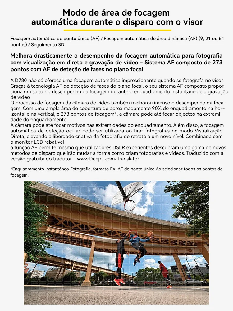 【Do Brasil】Nikon D780 Full Frame DSLR Digital SLR Câmera Fotógrafo Profissional Fotografia 24.50MP 4K Câmeras de Vídeo 780