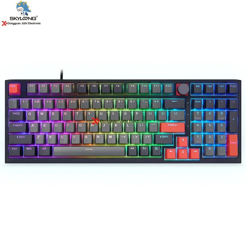 GK980 Tri-mode Mechanical Gaming Keyboard for Desktop Laptops