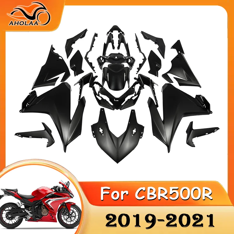 

CBR 500R мотоциклетный полный обтекатель, комплект кузова, крышка панели капота для Honda CBR500R 500 R 2019 2020 2021, аксессуары