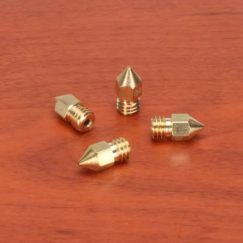 3D printer nozzle nozzle Mk8 pointed brass nozzle 1.75mm consumables lettering 0.1-1 mm diameter