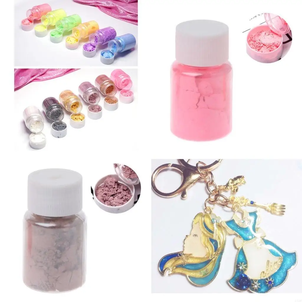 Mica Powder DIY Novelty Pearlescent Epoxy Resin Color Pigments for Candle Making