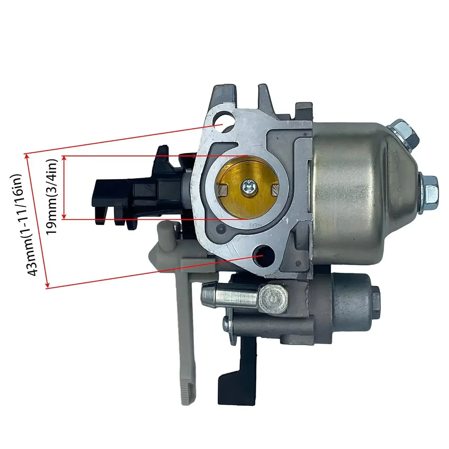 Carburetor Replace 596079 595780 Fits Briggs Stratton CR950 CR750 6.5HP 208cc Engine, for Powermore MTD Cub Cadet Lawn Mower