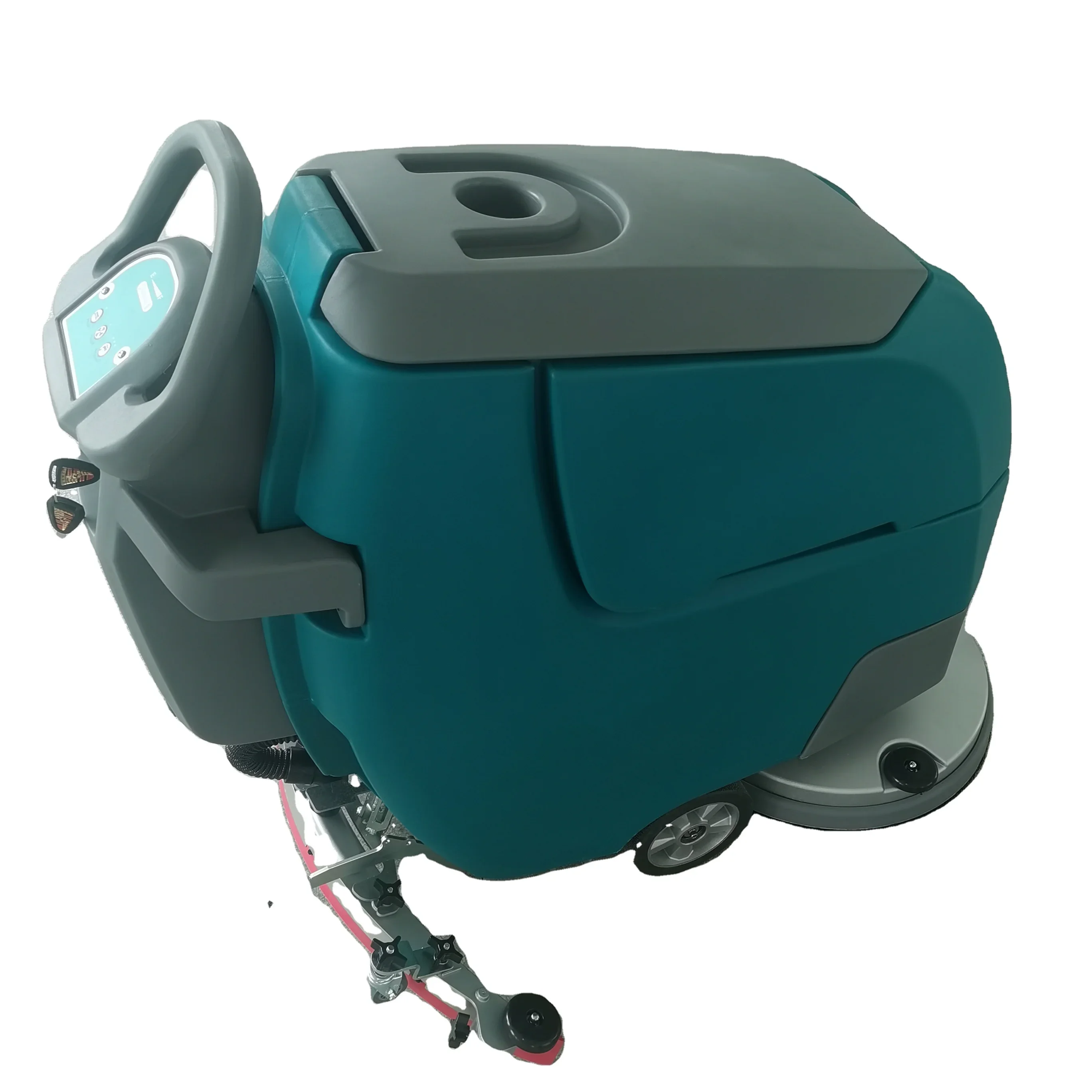 

【Hot】High Quality Electric Sweep Cleanear Hand-pushed Floor Washer Fioor Sweeper Washing hine OEM