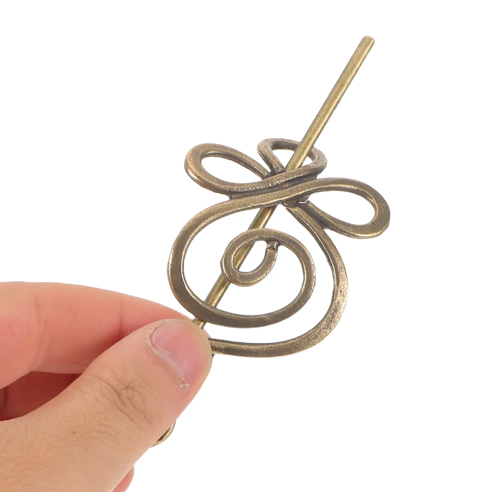 3Pcs Vintage Hollow Alloy Viking Hair Clips Retro Metal Hairpins for Updo Chignons Bridal Wedding Hair Accessories
