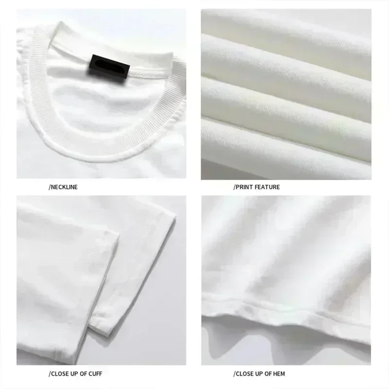Punk Punk T-Shirt, lässig, locker, Oversized, Unisex, Retro-Mode, Streetwear, trendig, Baumwolle, kurze Ärmel, klassisch, hochwertig, weich – Detail 5