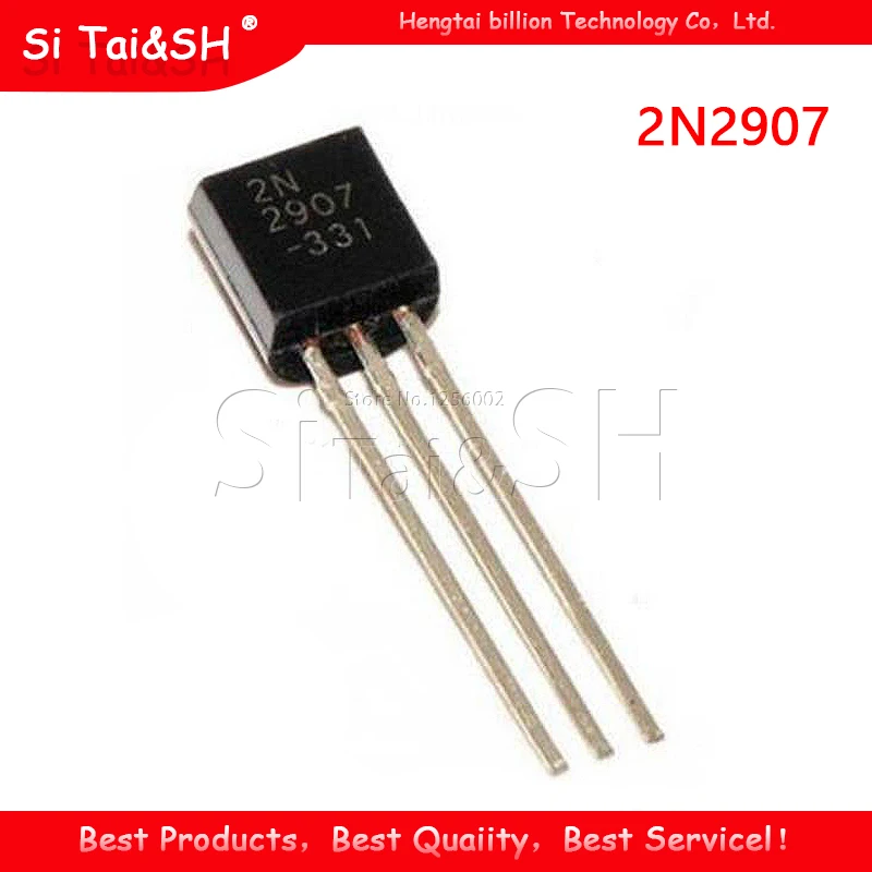 100PCS 2N2907   2N2907A     2907     Waterproof shell