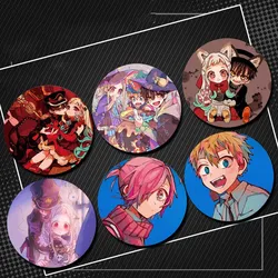 Anime Toilet Bound Hanako Kun Character Lapel Pins Creative Soft Button Brooch Cartoon Cosplay Badge Clothes Accessories Gifts