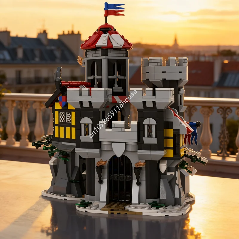 

1216pcs MOC Dragon Knights Castle Black Knightsed Model Building Blocks DIY Christmas Gifts Creative Idea Toy Education Brick