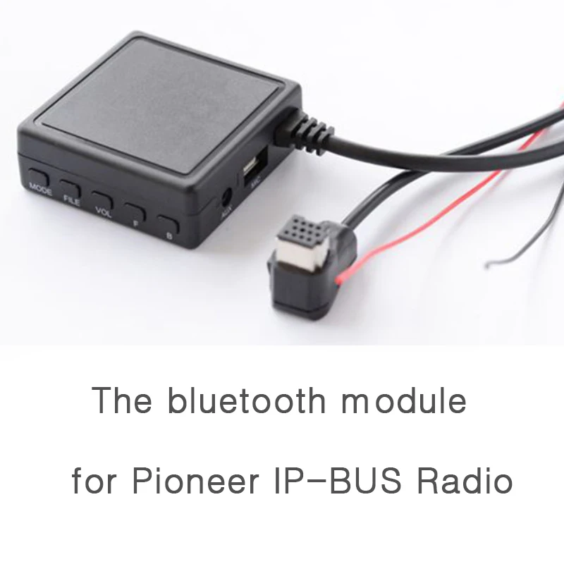 Car 5.0 AUX USB Music Adapter For Pioneer Radio IP-BUS P99 P01 Wireless Audio Cable Microphone Adapter