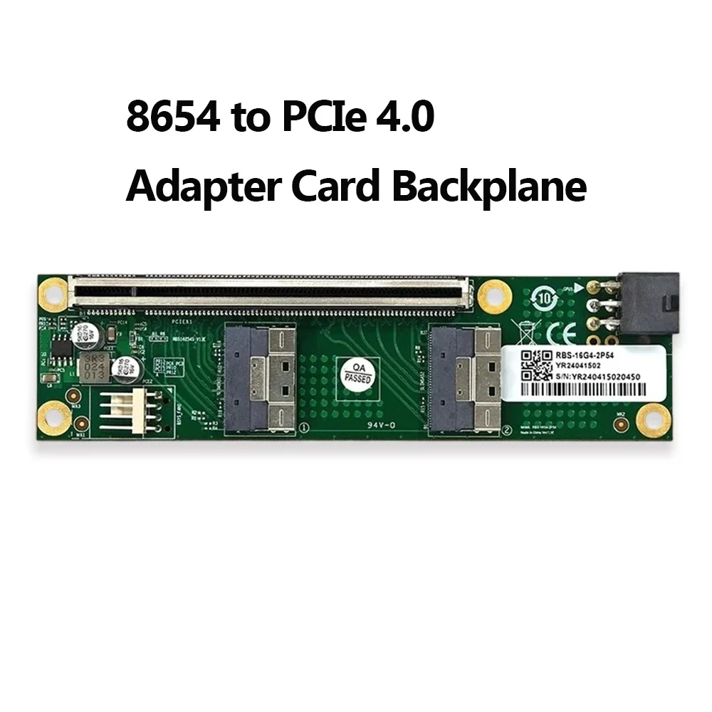 SXM2 To 2x SFF-8654 X16 PCI-E Adapter Card Board for Nvidia P100
