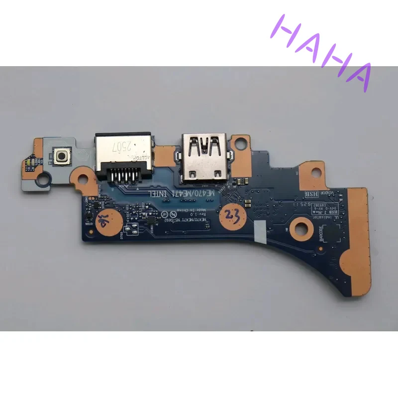 H+USB Port Switch Key Small Board for ME470 Lenovo ThinkPad E14 Gen7 5C51R91723 91730
