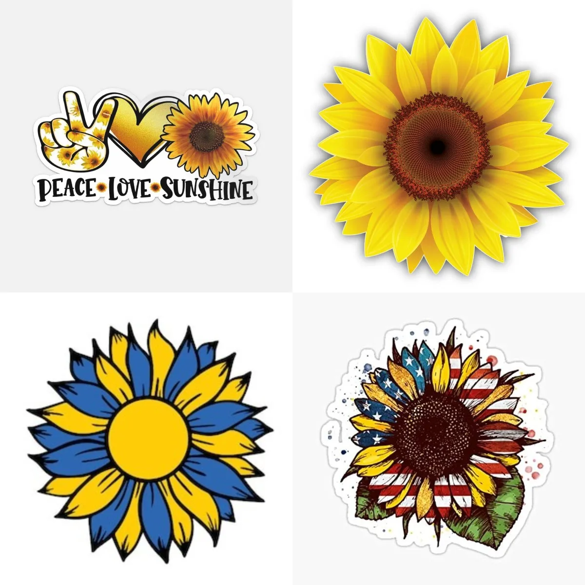 

Peace Love Sticker Vinyl Car Bumper Decal-CAR WINDSHIELD SUNSHADES Accessories Stickers