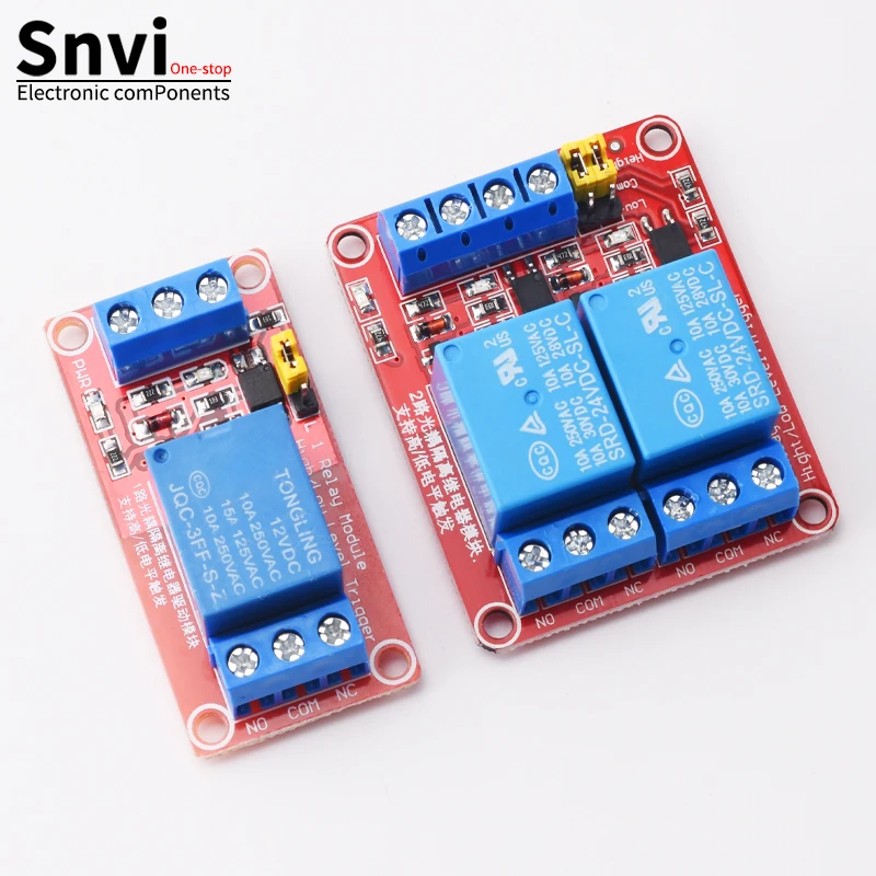 Relay module 1 2 4 6 8 Channel 5V 12V Relay Module Board Shield with Optocoupler Support High and Low Level Trigger for Arduino