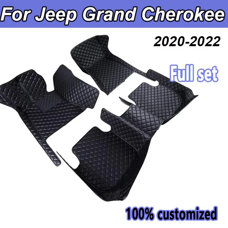 Car floor mats for Jeep Grand Cherokee WK WK2 2011-2022 12 13 14 15 16 17 18 19 20 21 Custom Carpet Cover interior accessories