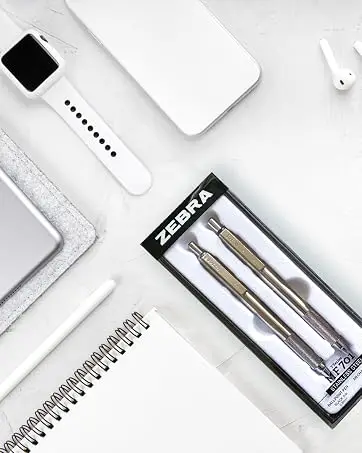 Retractable Ballpoint Pens Smooth Writing Black Ink 1.0mm Medium Point for School Office Note Taking Journal Planner Supplies 24 Pack