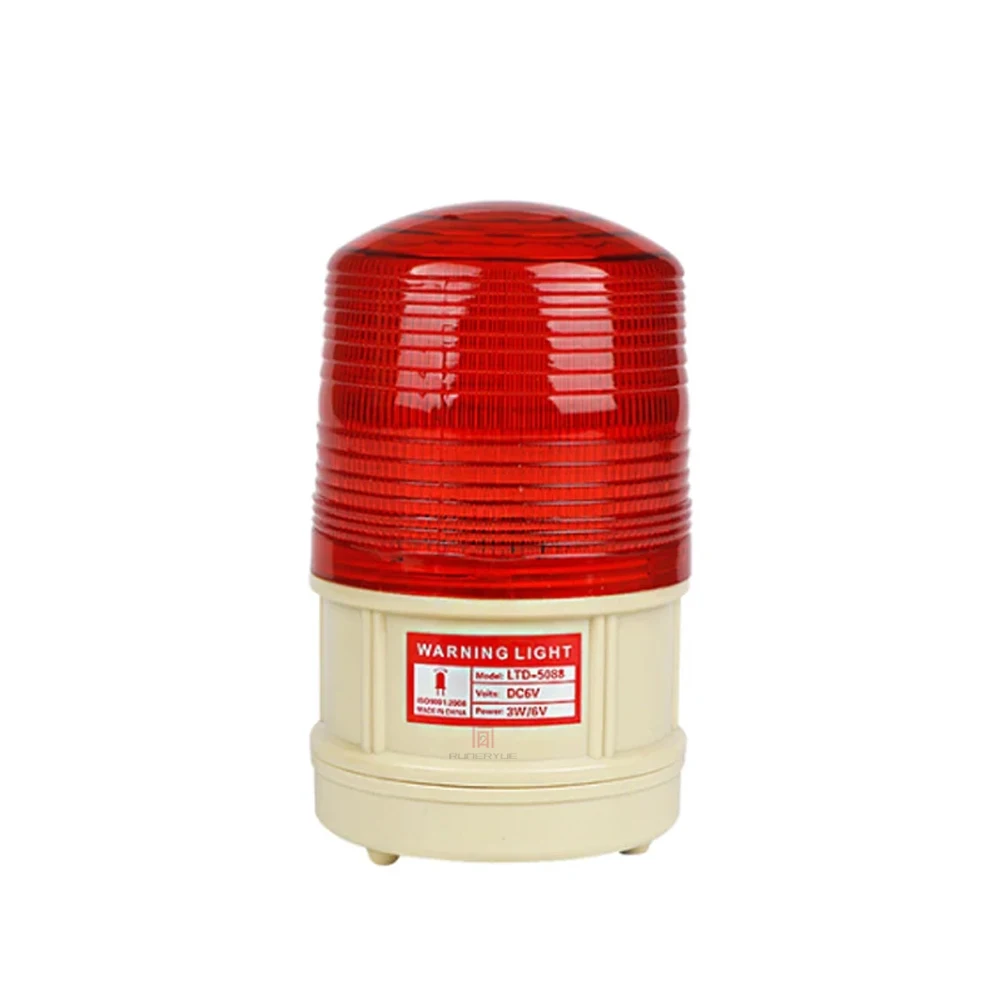 Battery Powered  LED Flashing Light Lamp Alarm Lamp For Outdoor Warning at Night, Road Failure Warning