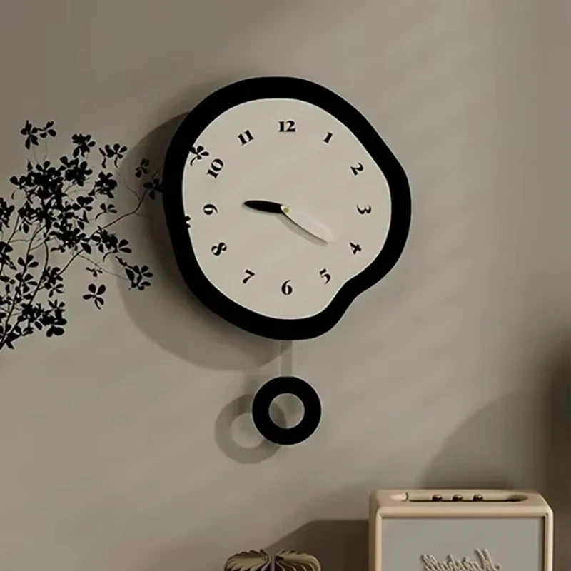 Modern Wall Clocks Stylish Pendulum Clock Design Clocks for Living Room Clock Mechanism Silent Elegant Ornaments Home Decoration