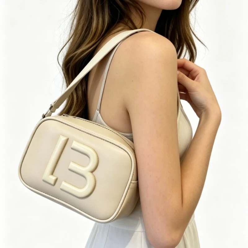 

Unique Leisure Business Satchel Diaper Bag Stylish Clutch Mini Crossbody Handbag Original Retro Textured Leather Paris Design