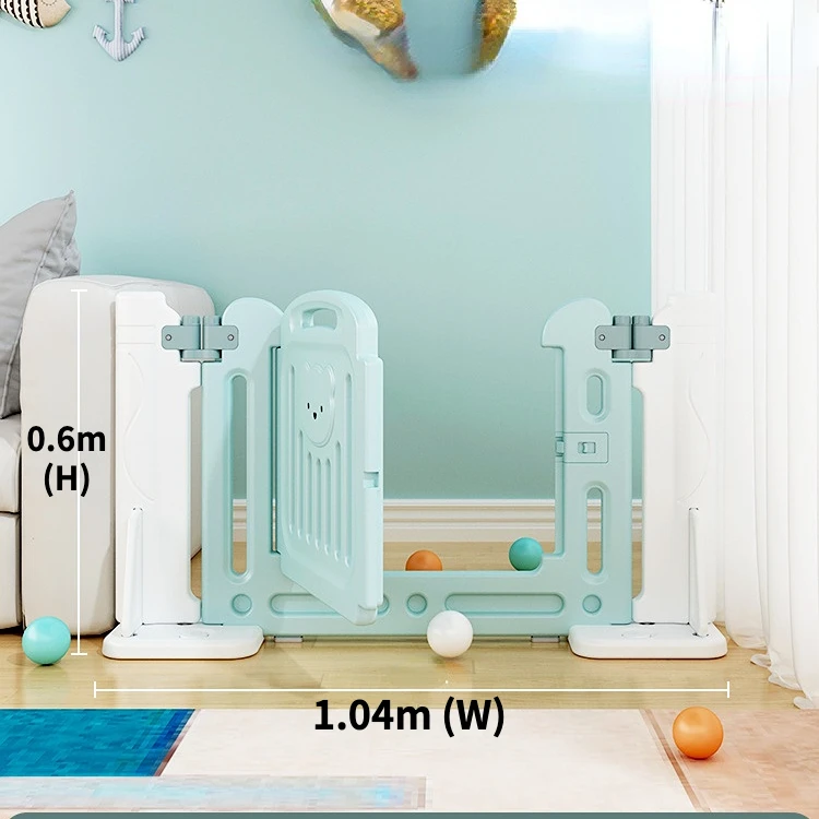 Indoor Baby Playground Baby Playpen with Suction Cup for Child Ball Pool Pit Edible PP Kids Corner Fence Play Yard with Sucker