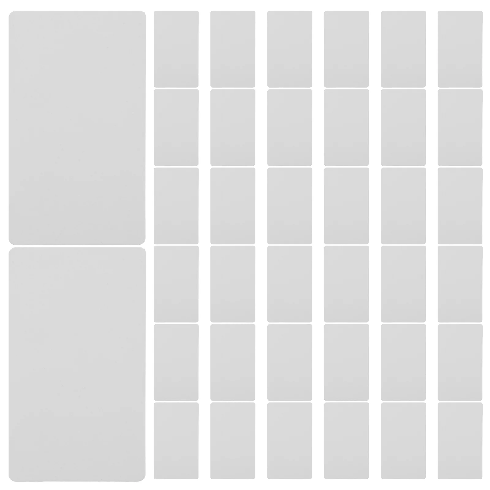 

Kraft Blank Cards 50pcs Double Sided Message Memo Pads Gift Tags Party Wedding Favour Style Notepads