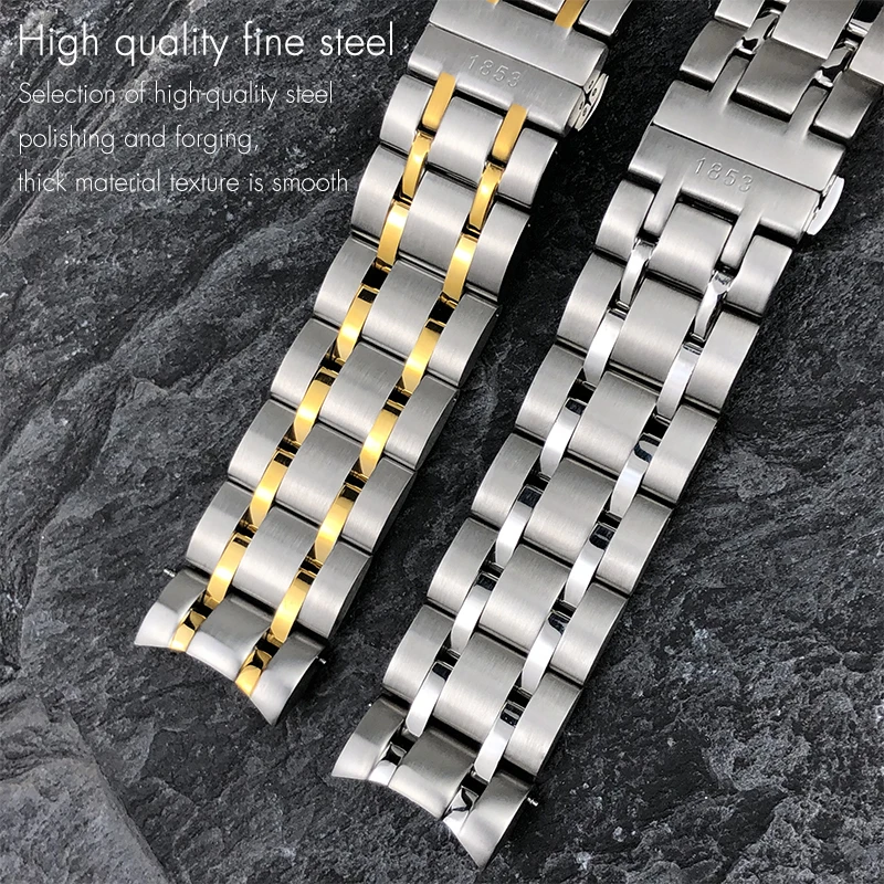 22mm 23mm 24mm 316L Stainless Steel Watchband for Tissot 1853 Couturier T035 T035617A T035627A Sports Waterproof Watch Strap