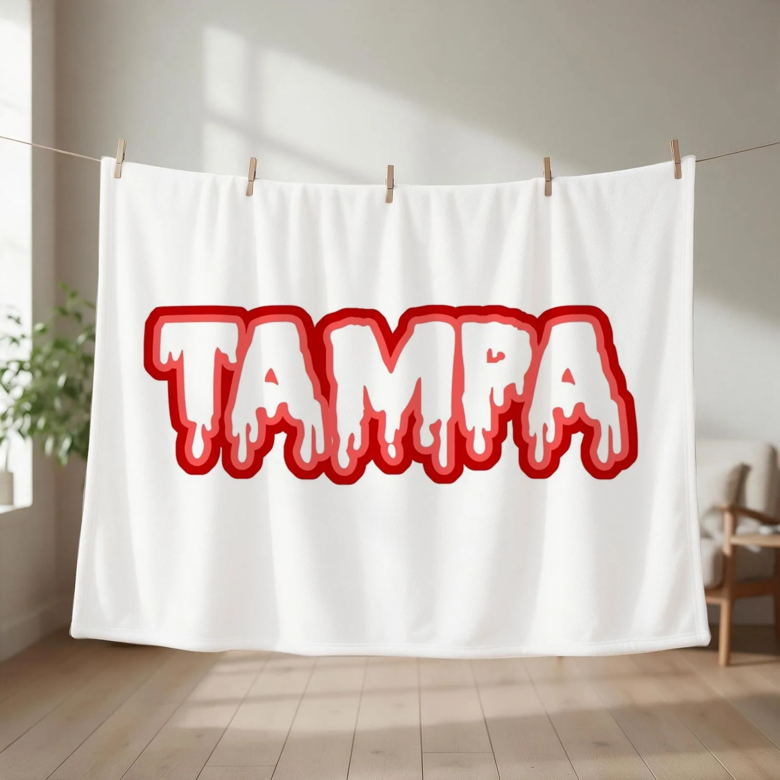 tampa Throw Blanket Soft Thermals For Travel Tourist cosplay anime Blankets