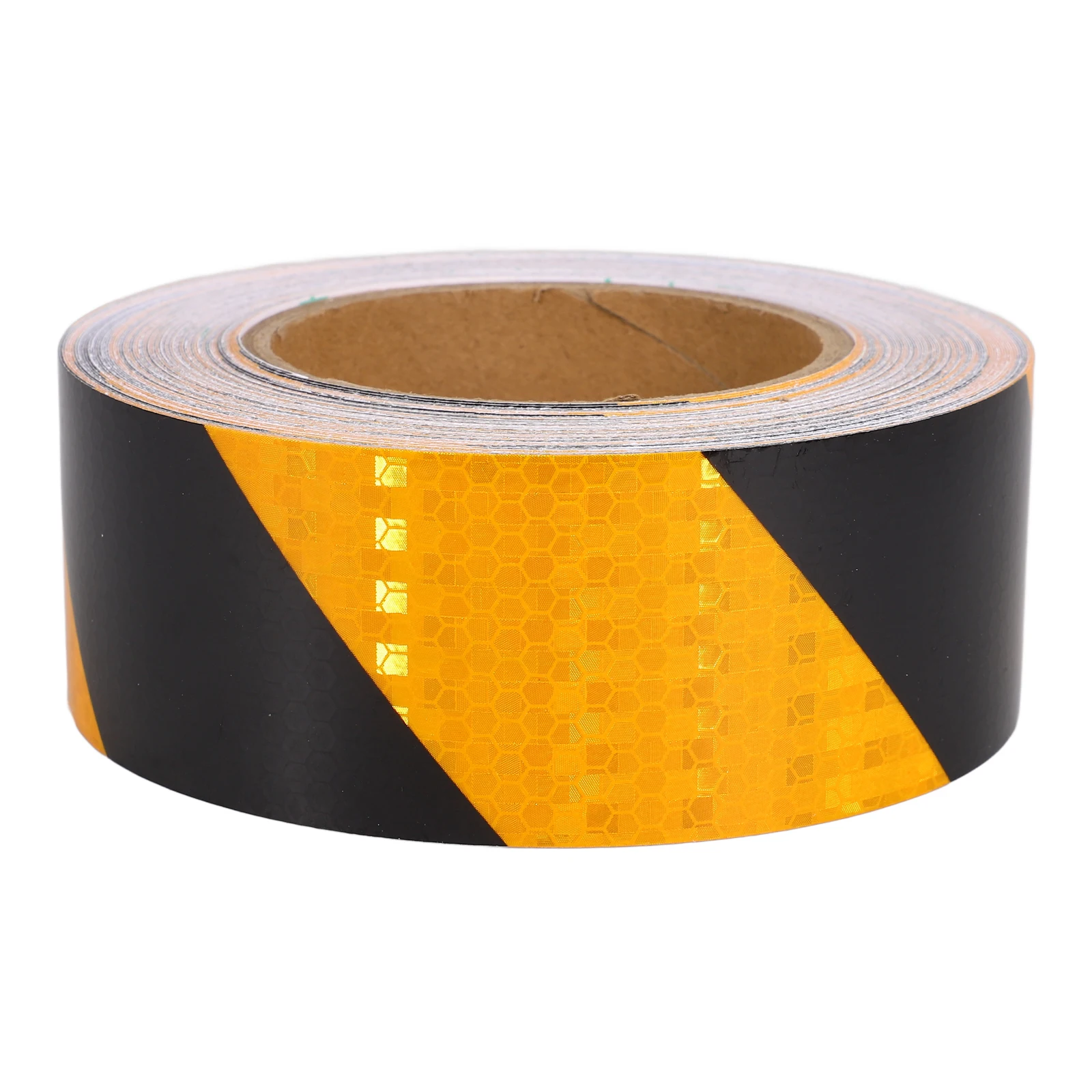 

1 Roll Warning High Visibility Adhesive Strip For Vehicles Roads Construction Outdoor Use Post Reflective Tape