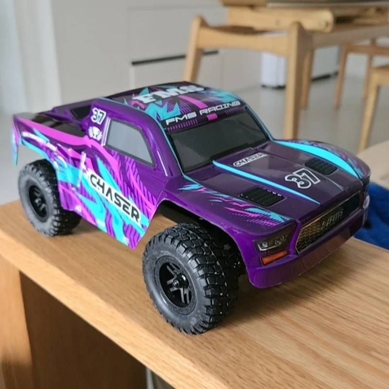 FMS 1:24 FSC24 هنتر المطارد الدفع الرباعي عالية السرعة بطاقة قصيرة RC التحكم عن بعد مركبة كهربائية على الطرق الوعرة نموذج مركبة