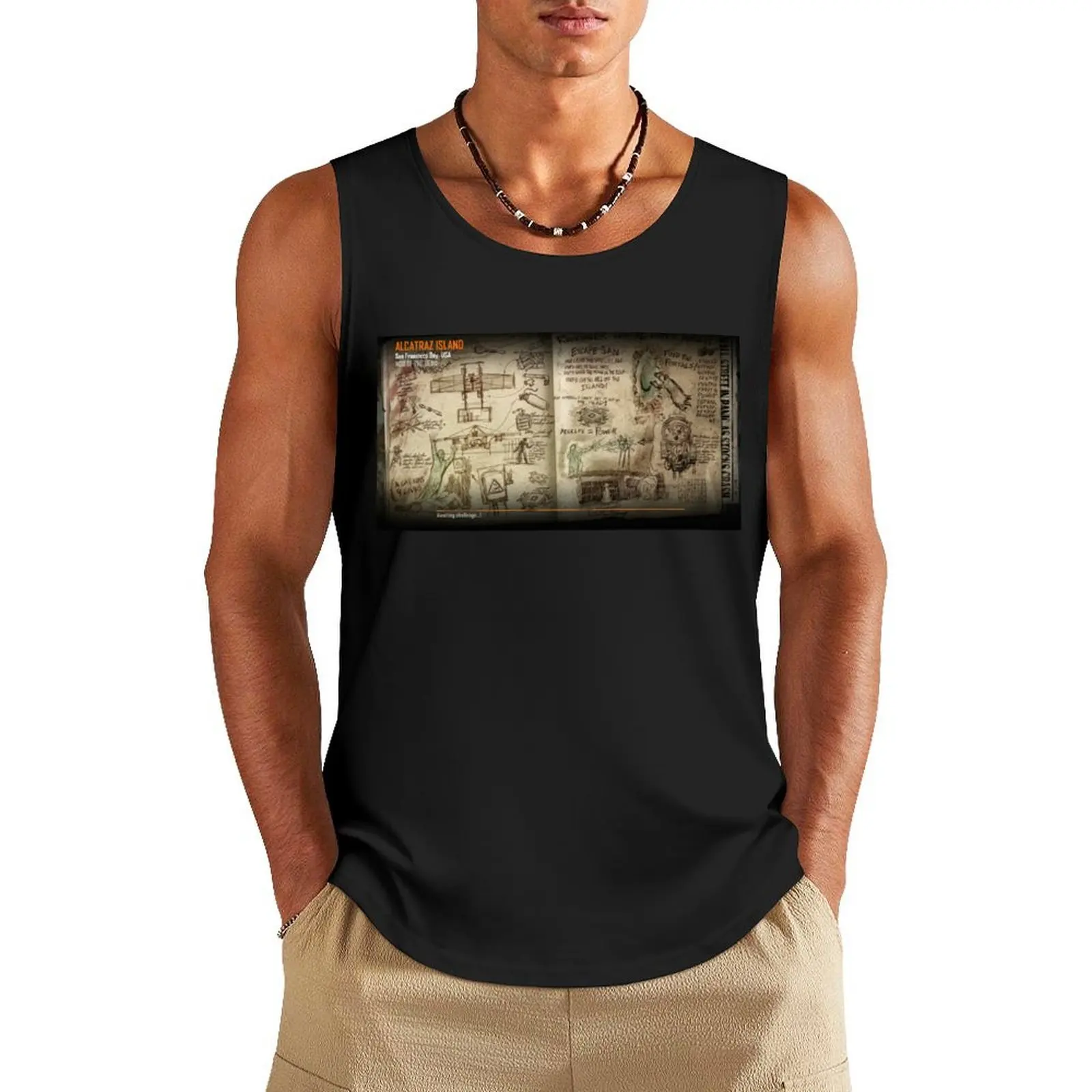 

Mob Of The Dead Loading Screen Tank Top Men gym sportswear gym clothes men anime