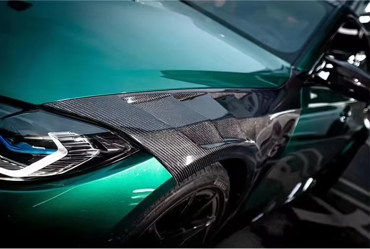 ل M3 M4 G80 G82 ألياف الكربون درابزين M3 M4 G80 G82 ترقية AE-نمط ألياف الكربون درابزين خفيفة الوزن #5