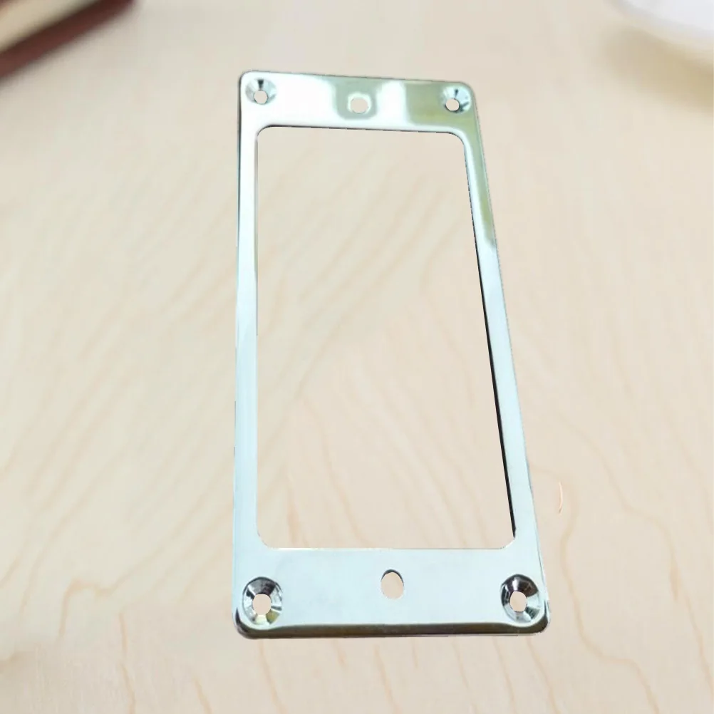 

1pcs Durable Metal Humbucker Pickup Mounting Rings Frame Mounting Ring Flat Base Pickup Frame (Silver)