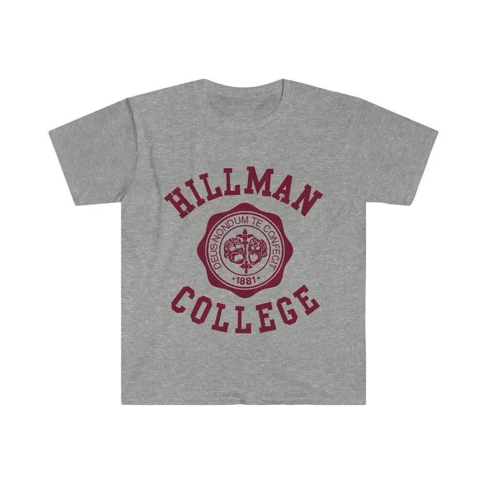 Футболка для колледжа Hillman, футболка с надписью A Different World Grad Gift Hbcu, футболка черного цвета с изображением истории месяца, Высококачественная футболка из 100% хлопка с короткими рукавами