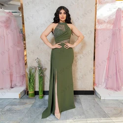 2024 Elegant Women's Mermaid Evening Dresses Sexy Side Split Princess Prom Gow Formal Beach Party Dress Robes De Soirée Vestido