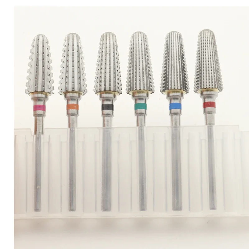 

Новый! Конические безопасные твердосплавные сверла для ногтей 5 в 1, твердосплавные фрезы для ногтей, твердосплавные фрезы, маникюр, удаление гелевых ногтей, хорошие