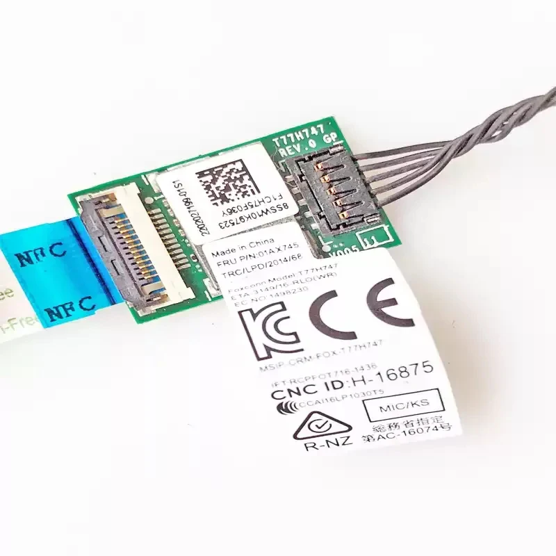 Compatible for Lenovo L480 L490 NFC module connecting cable antenna 5-wire flexible cable 01AX745