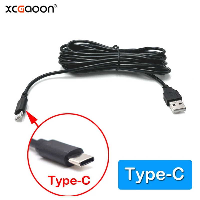 Kabel USB typu C do ładowania w samochodzie, do kamery samochodowej, rejestratora wideo / GPS, długość kabla 3,5 metra (11,5 stopy)