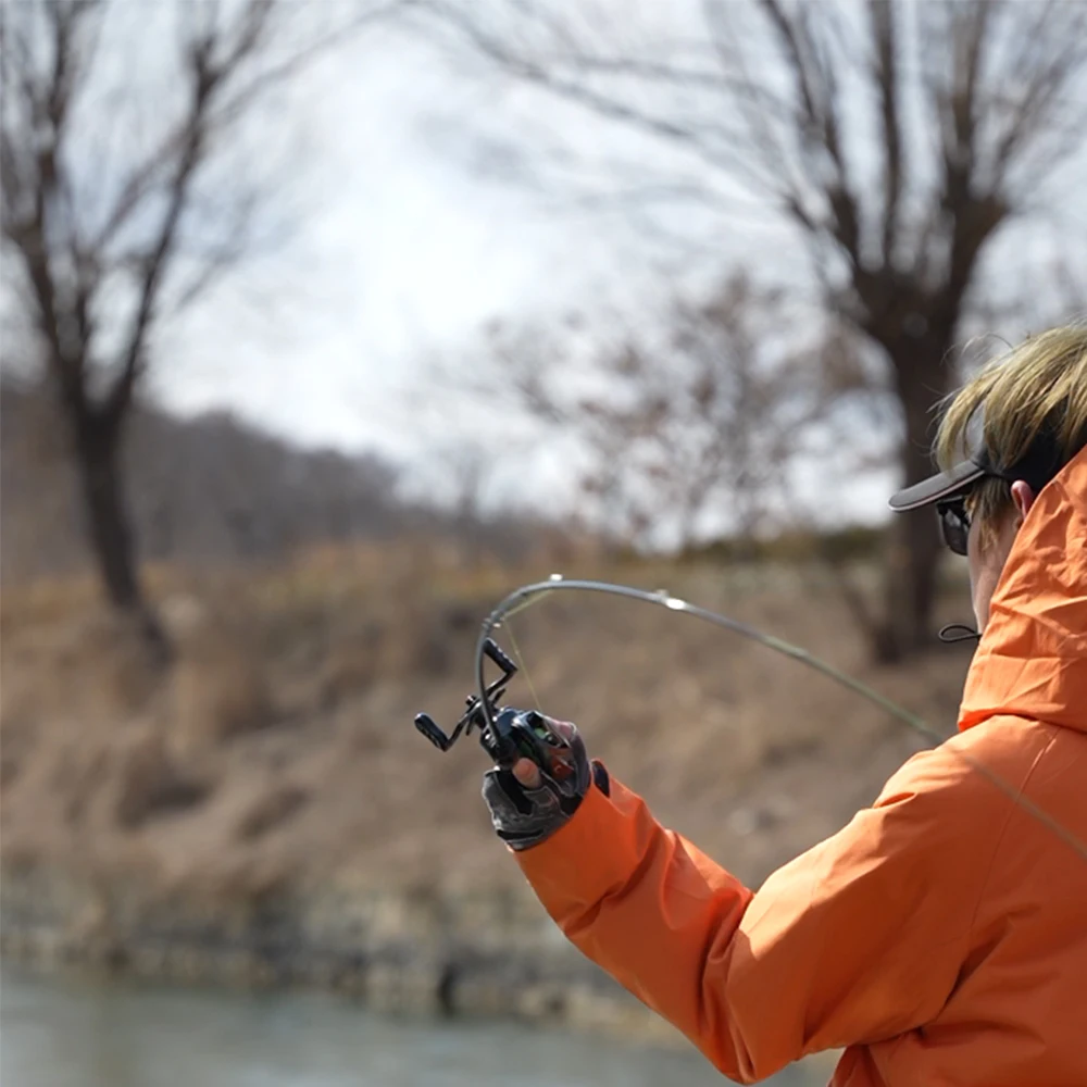 FISHINGFANS Fast Action Rod LS Guide Spinning Casting Bass Pike Catfish Rod Trouts Perch 30T Carbon L ML M Angelrute – Detail 8