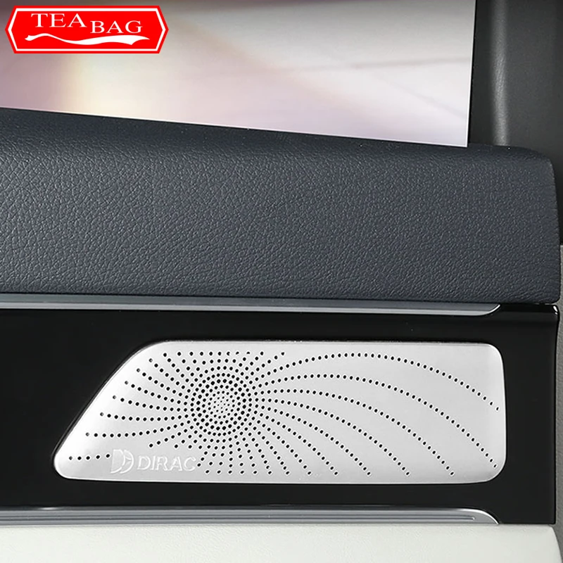 For BYD Seal U Sealion 6 Song Plus 2024 Car Styling Door Speaker Cover Sticker Stainless Steel Horn Frame Auto Accessories