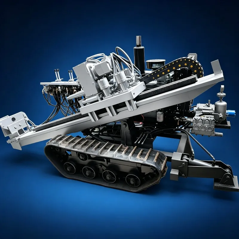 18 Ton HDD Machine Horizontal Directional Drilling Rig Trenchless Boring for Pipeline Cable Installation 180m Depth