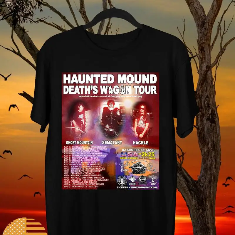 Death'S Wagon North American Tour Haunted Mound T Shirt Full Size S 5Xl