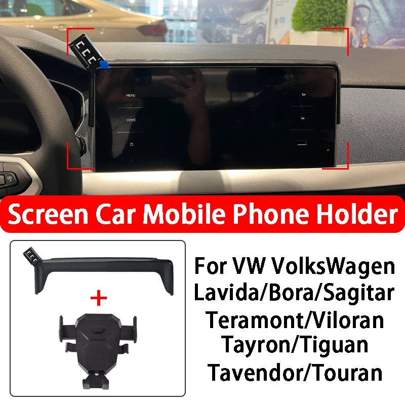 

Car Screen Mobile Phone Holder For VW VolksWagen Lavida Bora Sagitar Teramont X Viloran Tayron Tiguan L Tiguan X Tavendor