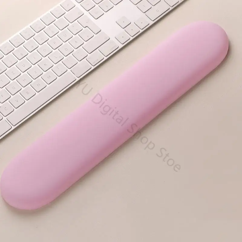 96BA Silikon-Mauspad mit Handgelenkkissen, atmungsaktiv, ergonomisch, Computer-Mauspad, Handgelenkauflage für Computer und – Detail 10