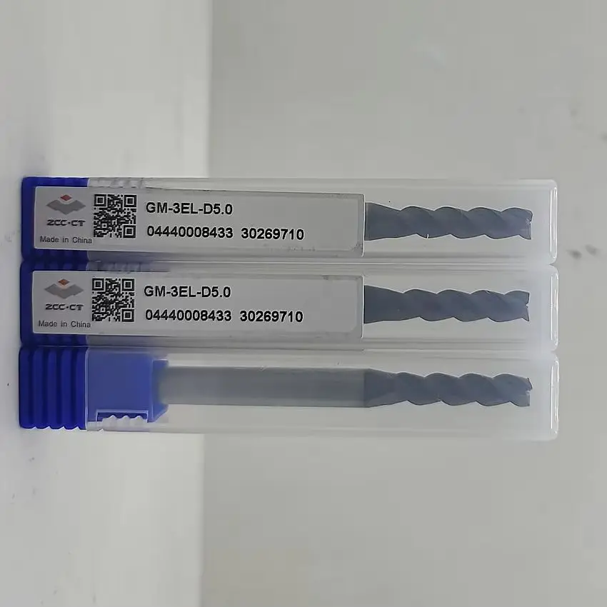 

GM-3EL-D3.0/GM-3EL-D4.0/GM-3EL-D5.0/GM-3EL-D6.0/GM-3EL-D8.0 ZCC.CT GM-3EL 3 Flute Straight shank Long blade Flat end mills