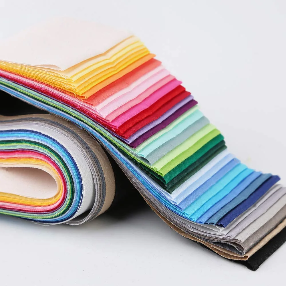40Pcs Cotton Jelly Roll Up Cotton Fabric Quilting Strips Patchwork Craft Cotton Quilting Fabric for atchwork Sewing DIY Craft