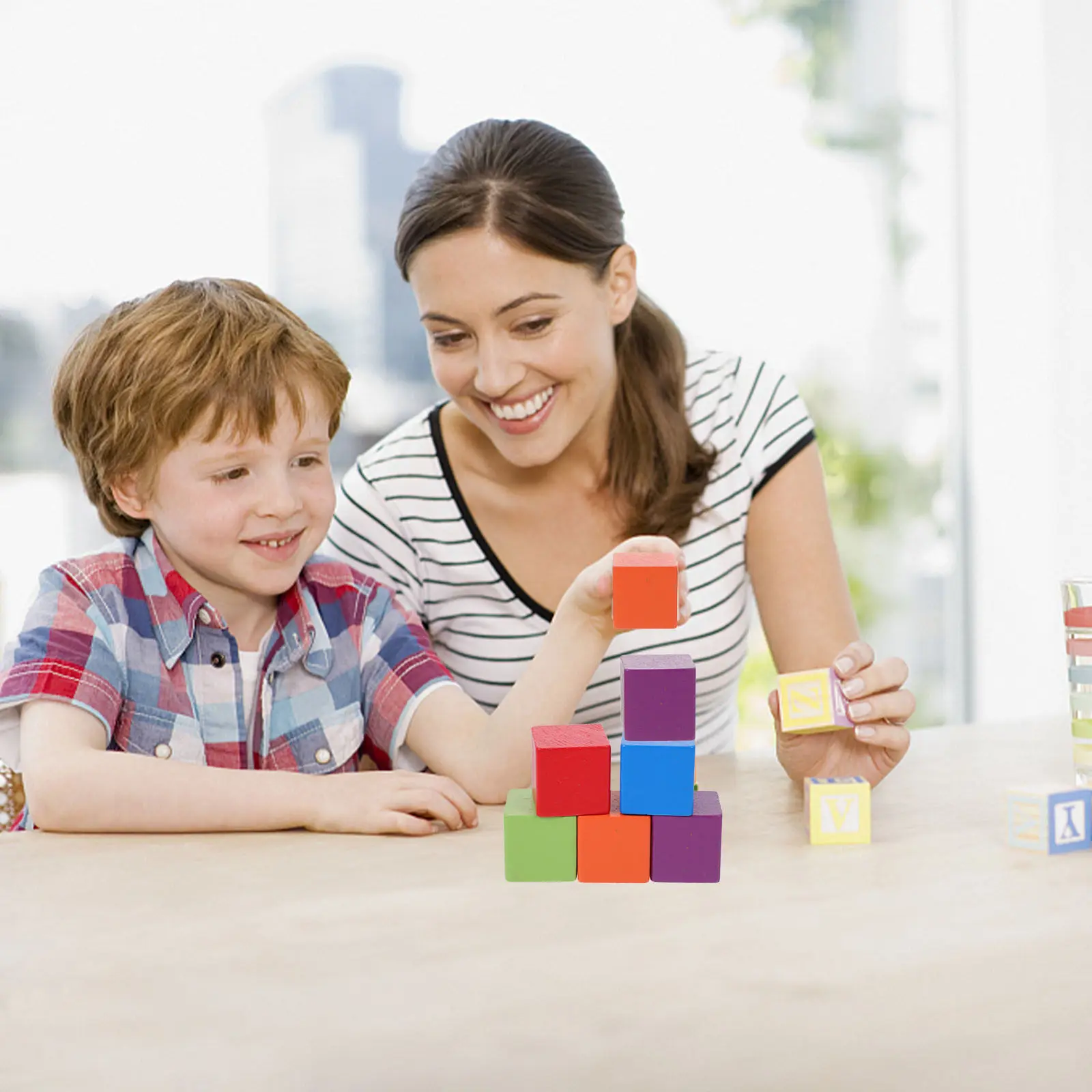 

Набор разноцветных блоков из буковой древесины, простой дизайн, безопасный, полезный для здоровья, игрушка для раннего развития, детская игрушка, игрушка для детей, детская игрушка для игр